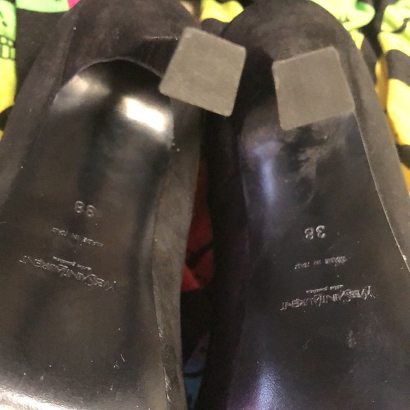 SOLD OUT❤️ YSL Brown Suede Platform Pumps ❤️ - Picture 4 of 7